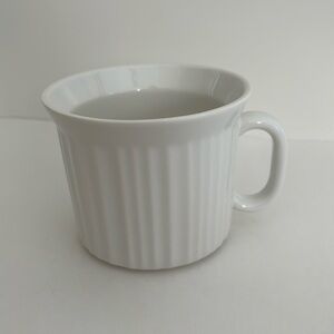 CorningWare French White Large‎ 20oz Stoneware Coffee Tea Soup Chili Mug